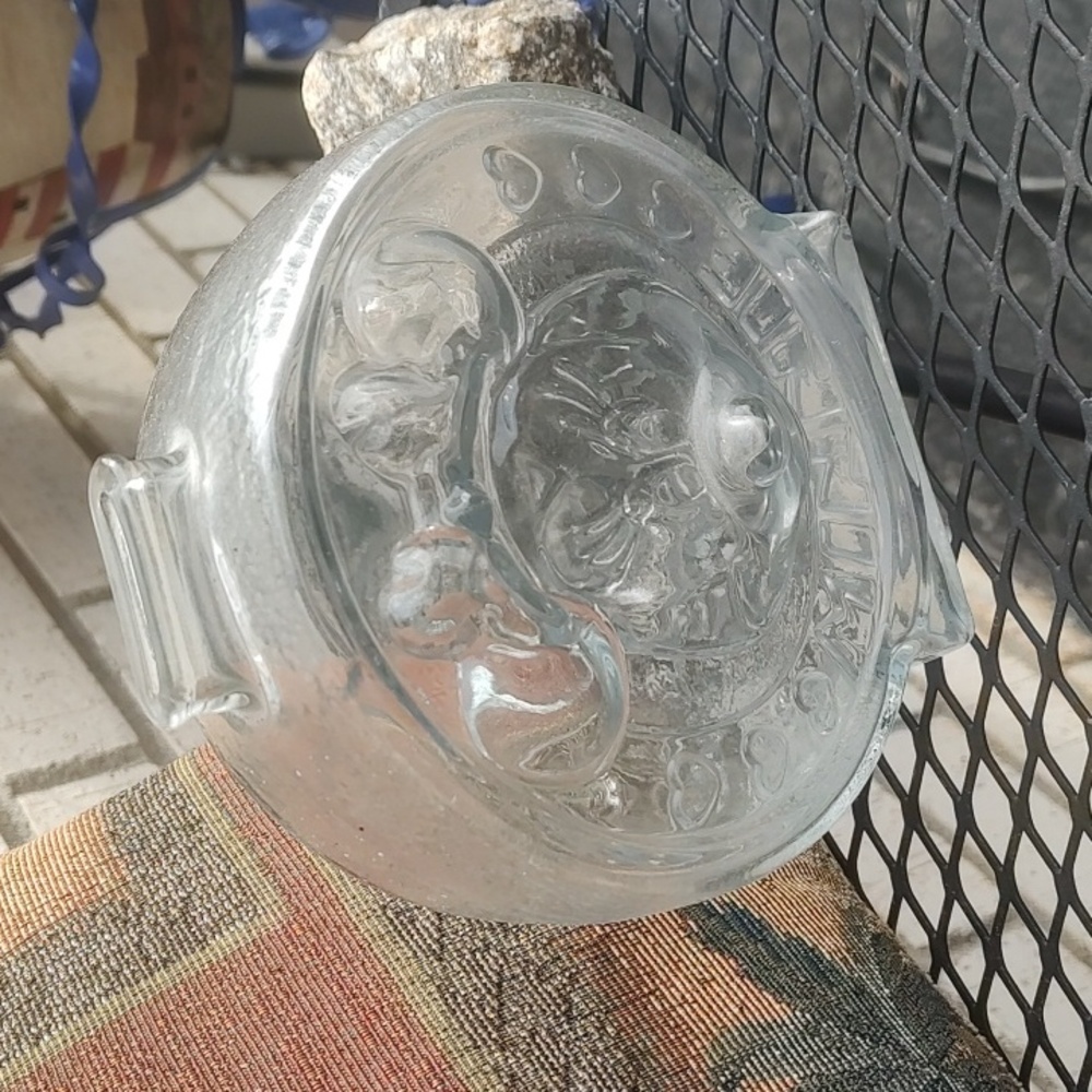 Minnie/Mickey 🐭 Clear Glass Piggy Bank Jar - Picture 2 of 8